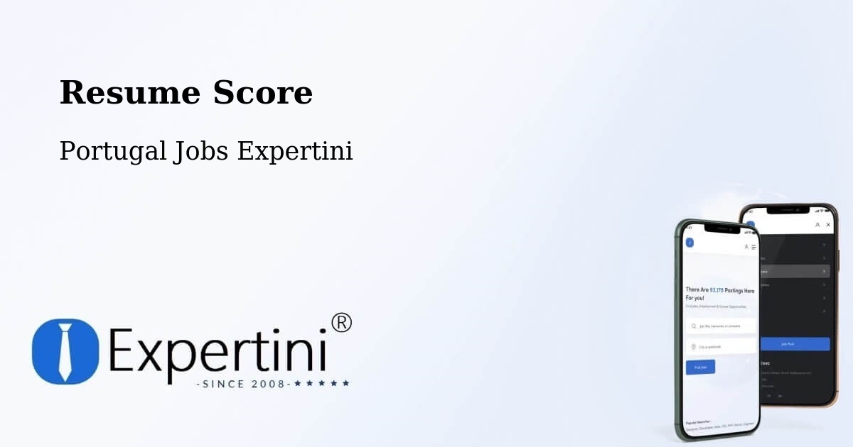 Resume Score - Portugal Jobs Expertini